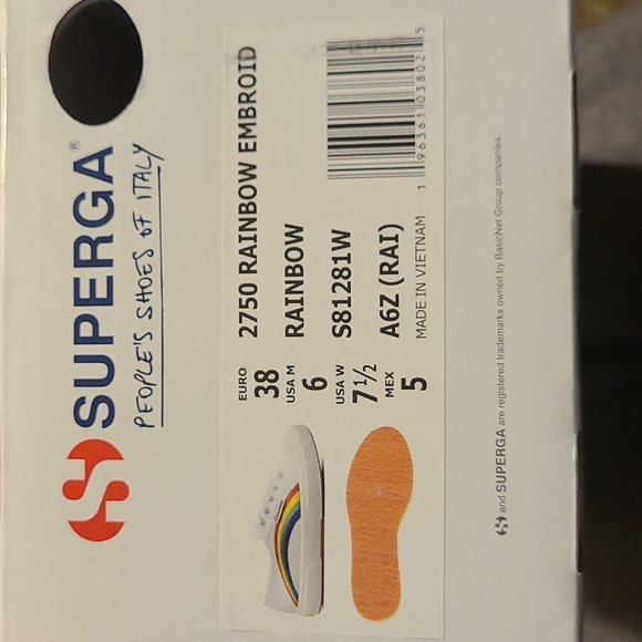 SUPERGA Embroidered Rainbow Sneakers - Picture 5 of 13